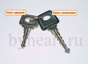 Ключи для автомобиля без иммобилайзера