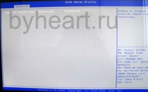 Настройки БИОС Acer Aspire 7600U