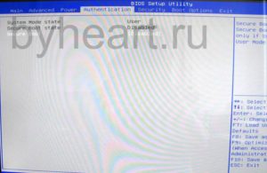 Настройки БИОС Acer Aspire 7600U